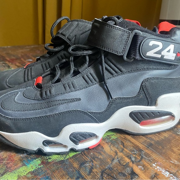 Nike Griffey Air Max 1 Anthracite Hot Red - Picture 3 of 3